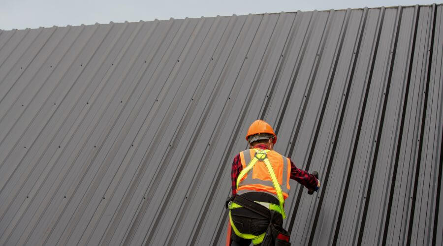 Professional metal roof installation services in Mantua, UT